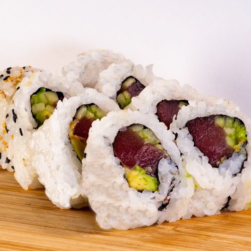 Tuna, Cucumber, Avocado Roll
